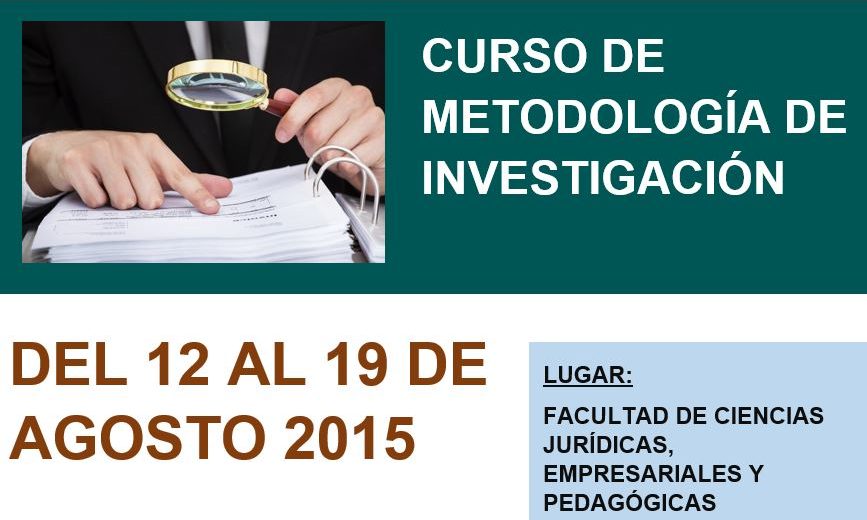 CURSO DE METODOLOGÍA DE INVESTIGACIÓN
